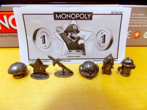 Nintendo Monopoly Tokens